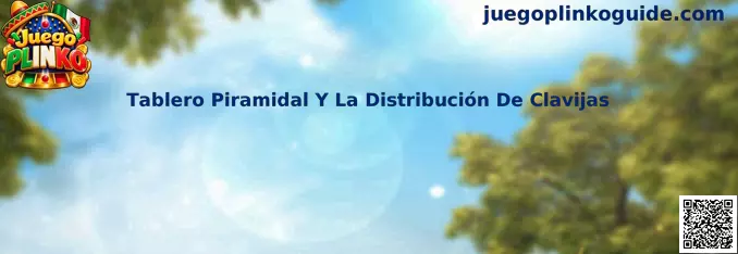 Tablero piramidal de Juego Plinko con distribución geométrica de clavijas