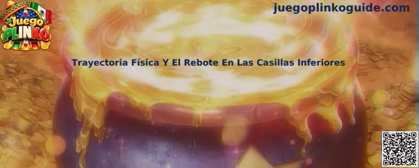 Representación de la trayectoria física y los rebotes de una bola en Juego Plinko