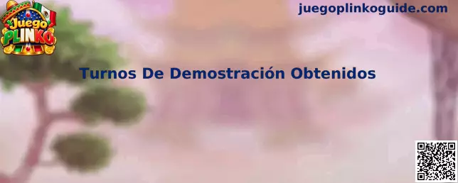 Guía visual de Turnos De Demostración Obtenidos en Juego Plinko