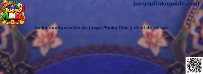 Ilustración de una configuración de Juego Plinko para comparar filas, multiplicadores y niveles de riesgo.