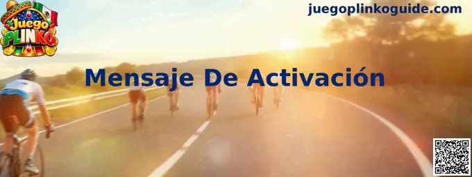 Guía de Mensaje De Activación para el registro de Juego Plinko
