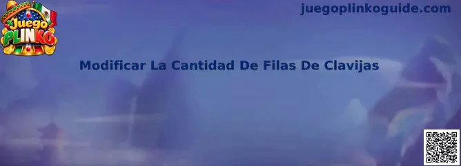 Panel de Juego Plinko para modificar la cantidad de filas de clavijas